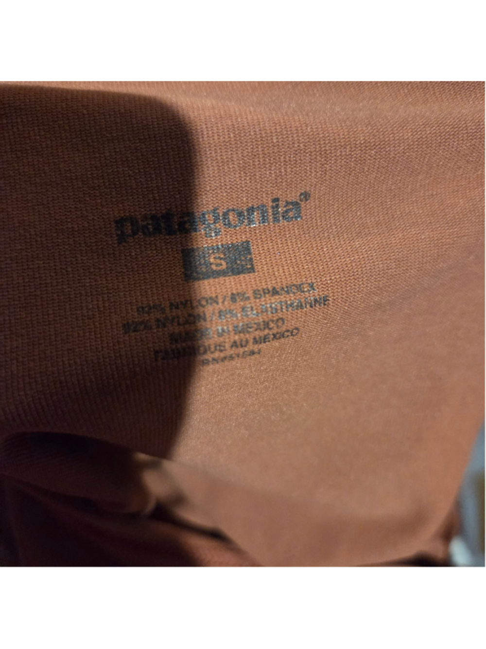 Patagonia Midi Dress Size S Brown Twist Front - Picture 4 of 5
